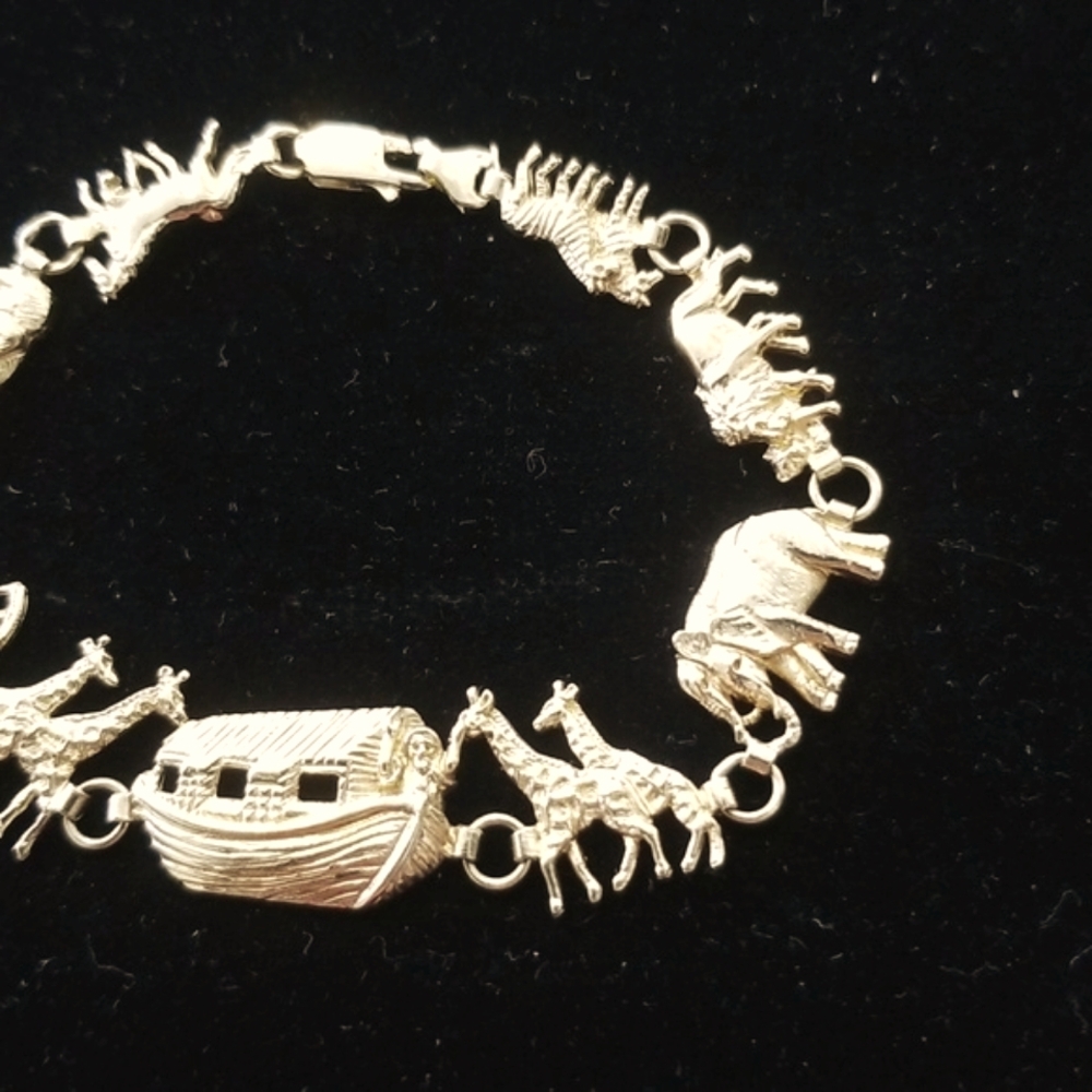 10k (417) Noah's Arc Vintage Bracelet - Picture 4 of 17